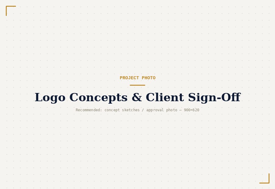 Logo and brand identity design session