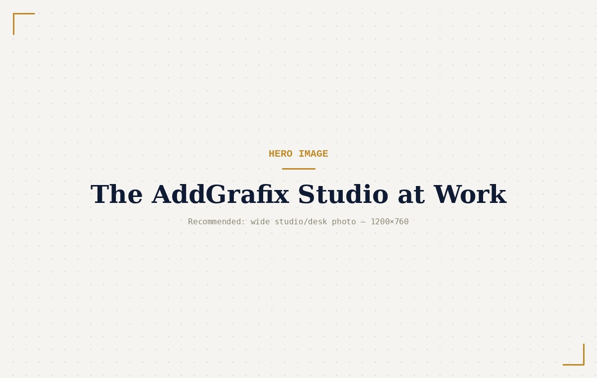 AddGrafix design studio at work